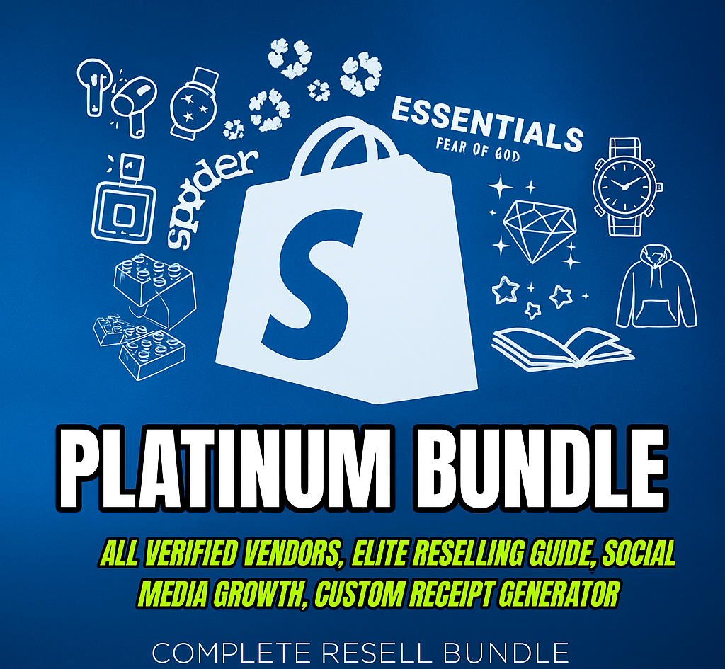 ALL VENDOR BUNDLE + RESELLING GUIDE