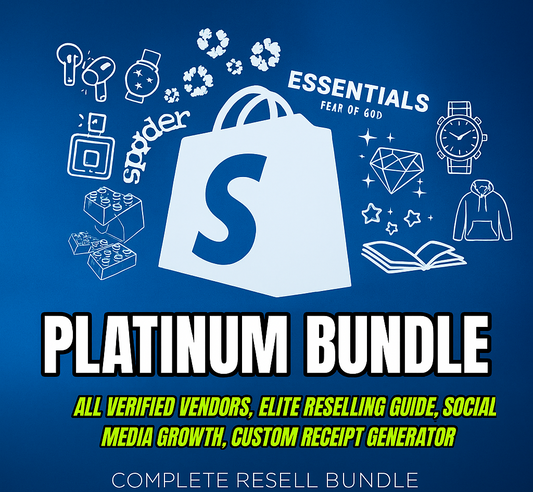 ALL VENDOR BUNDLE + RESELLING GUIDE